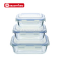 10pcs Borosilicate Cocina Almacenamiento Vidrio Envase